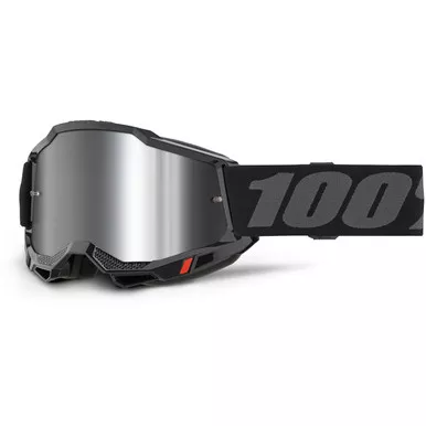 100% Accuri 2 Goggles Black Mirror Silver