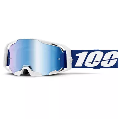 100% Armatic Goggles Blue Mirror Blue