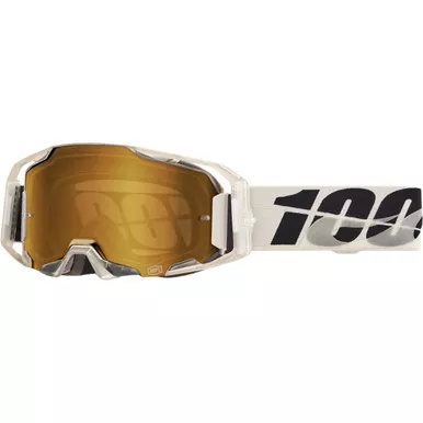 100% Armatic Goggles Pitch Mirror True Gold