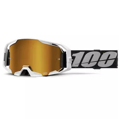 100% Armatic Goggles RapidRacer Mirror True Gold