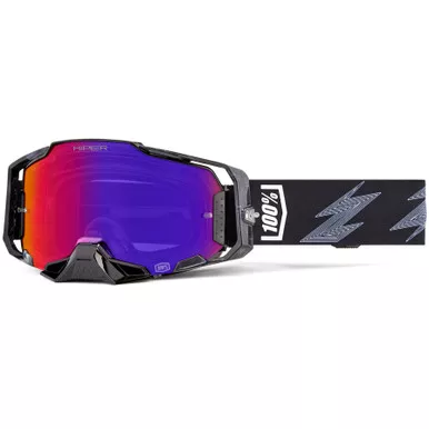 100% Armega HiPer Goggles Crenshaw Mirror Purple