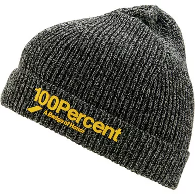 100% Echo Beanie Heather Grey