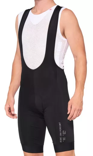 100% Exceeda Bib Shorts Black/White