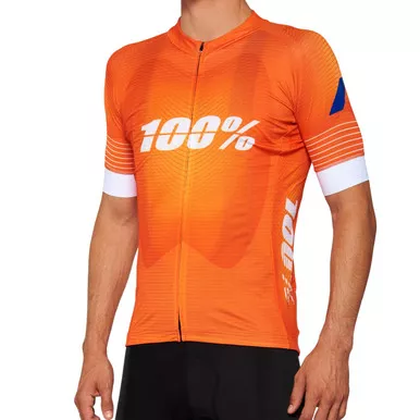 100% Exceeda Short Sleeve Jersey Orange