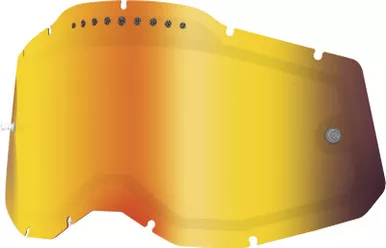 100% RC2/AC2/ST2 Replacement Lens Vented Dual Pane Mirror Red