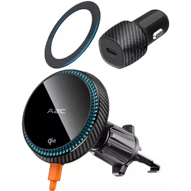 A2C Magnetic Wireless Car Charger Phone Mount