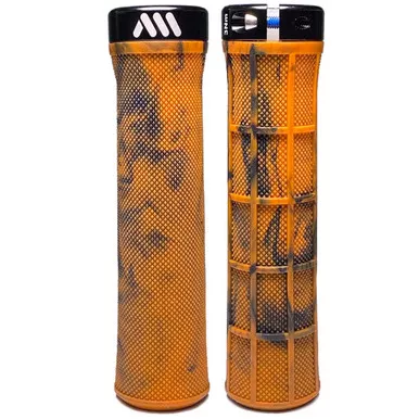 All Mountain Style Berm Grips - Orange Camo