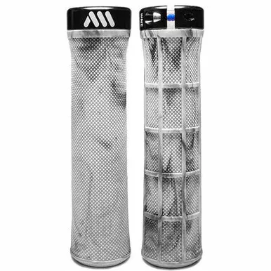 All Mountain Style Berm Grips White Camo