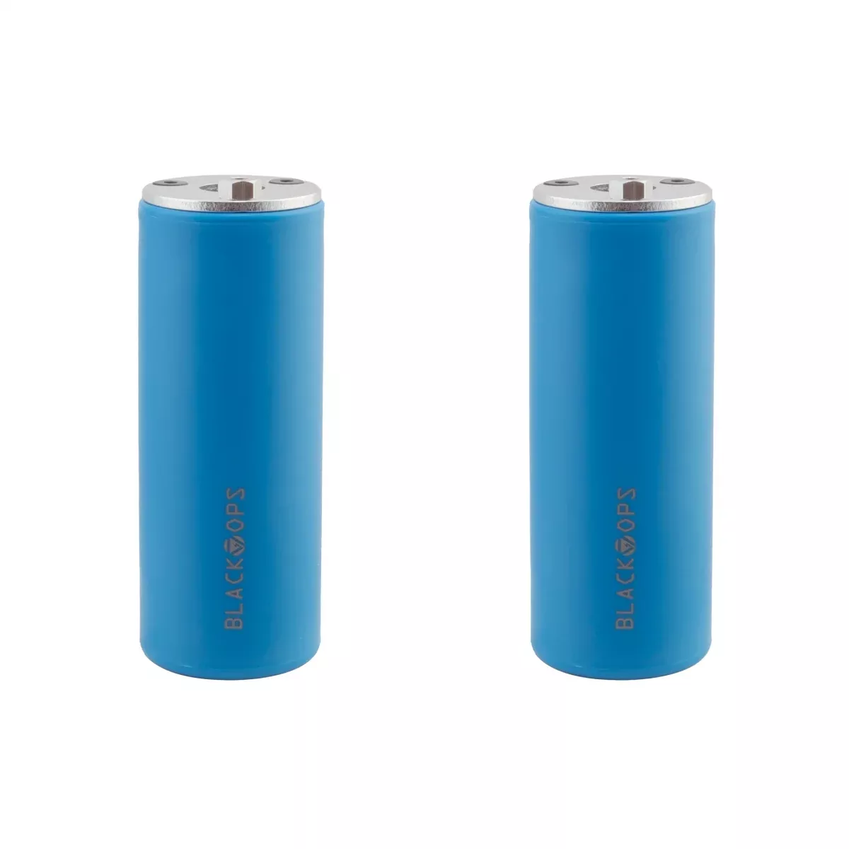 Black Ops Gl Pegs Non-Threaded Bicycle Axle Peg, 14mm / 3/8", 40mm, Blue, 100mm, Nylon