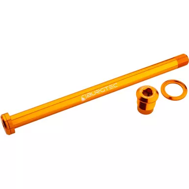 Burgtec Rear Axle Iron Bro Orange M12x1.0 180mm