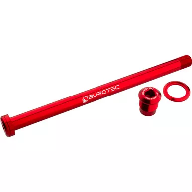 Burgtec Rear Axle Race Red M12x1.0 180mm