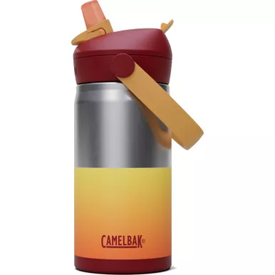 CamelBak Thrive Flip Straw Kids Insulated Stainless Steel Bottle 350ml Orange Sunset