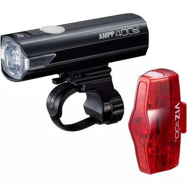 Cateye AMPP 400S & Viz 100 USB-C Lightset
