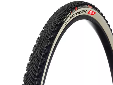 Challenge Chicane TE S3 Tubular Tyre- Black/White 700 x 33mm