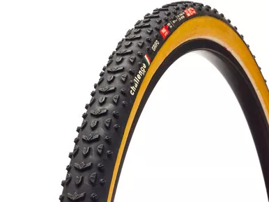 Challenge Grifo Pro Tubular Tyre- Black/Tan 700 x 33mm