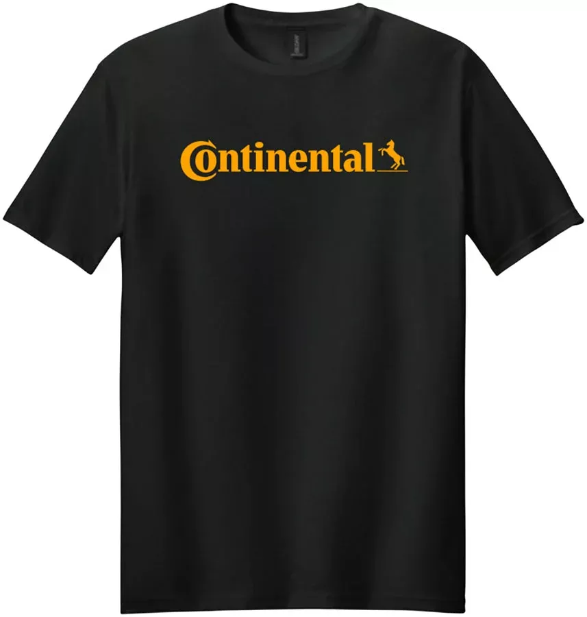 Continental Logo T-Shirt - Black Large
