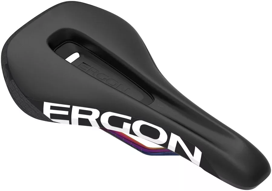 Ergon SM Enduro Pro - OilSlick Men Medium Large Comfort Ti Rail Saddle Black