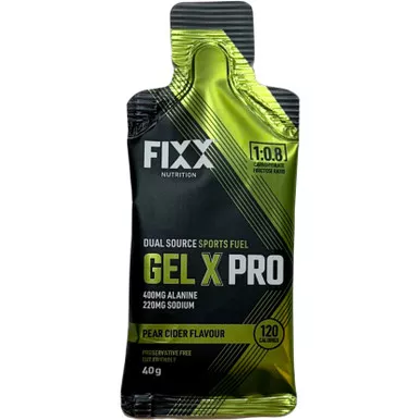 Fixx Nutrition Gel X Pro Pear Cider 40g