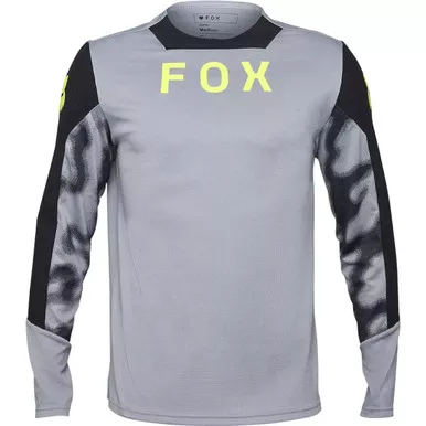 Fox Defend Taunt Steel Grey Youth LS Jersey