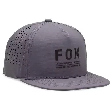 Fox Non Stop Tech Snapback Cap Steel Grey OS