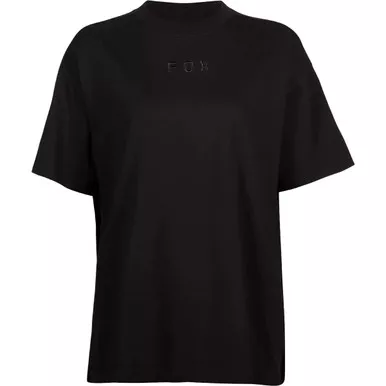 Fox Womens Wordmark OS SS Tee Black