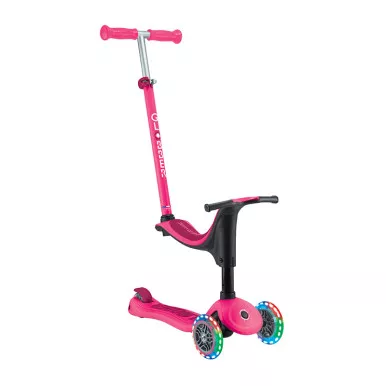 Globber Go Up Sporty Lights V2 Fuchsia/ Dark Pink