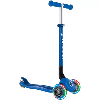 Globber Primo Foldable Lights Navy Blue/Dark Blue Scooter
