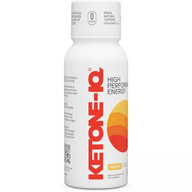 Ketone-IQ Caffeine Peach 2oz Single Shot (60mL)