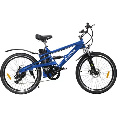 Leitner Crossx 26inch Dual Suspension Ebike Blue 15ah