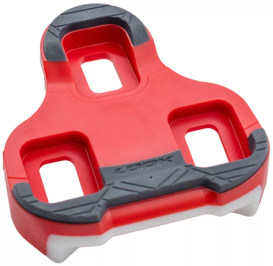 LOOK KEO GRIP Cleat - 9 Degree Float, Red, Tri-material