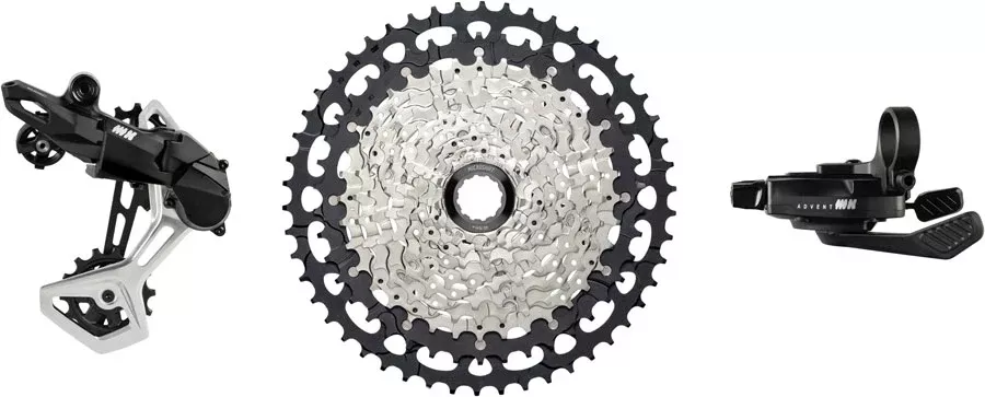 microSHIFT Advent MX 1x11-Speed Groupset - MX Trail Shifter