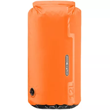 Ortlieb 12L PS10 Compression Dry Bag with Valve Orange