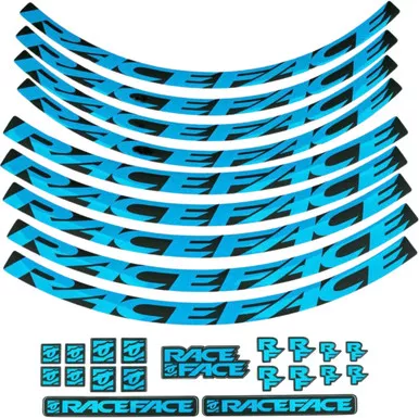 Race Face Blue SM Wheel Decal