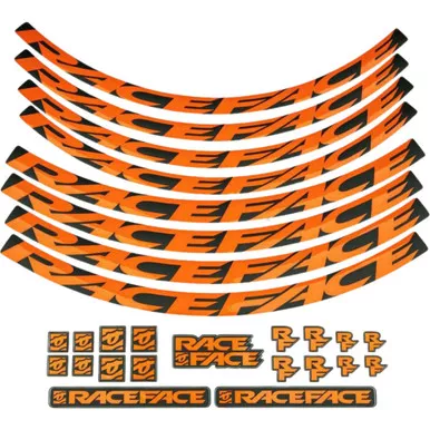 Race Face Orange XL Wheel Decal