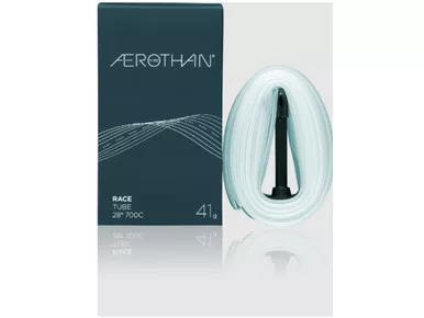 Schwalbe SV20E Aerothan Race Presta Valve Inner Tube - White 700 x 23-28/40mm
