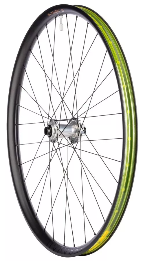 Teravail Fluent Mountain Front Wheel - 29", 15 x 110mm Boost, 6-Bolt, Carbon, Hope Pro 5, 32H