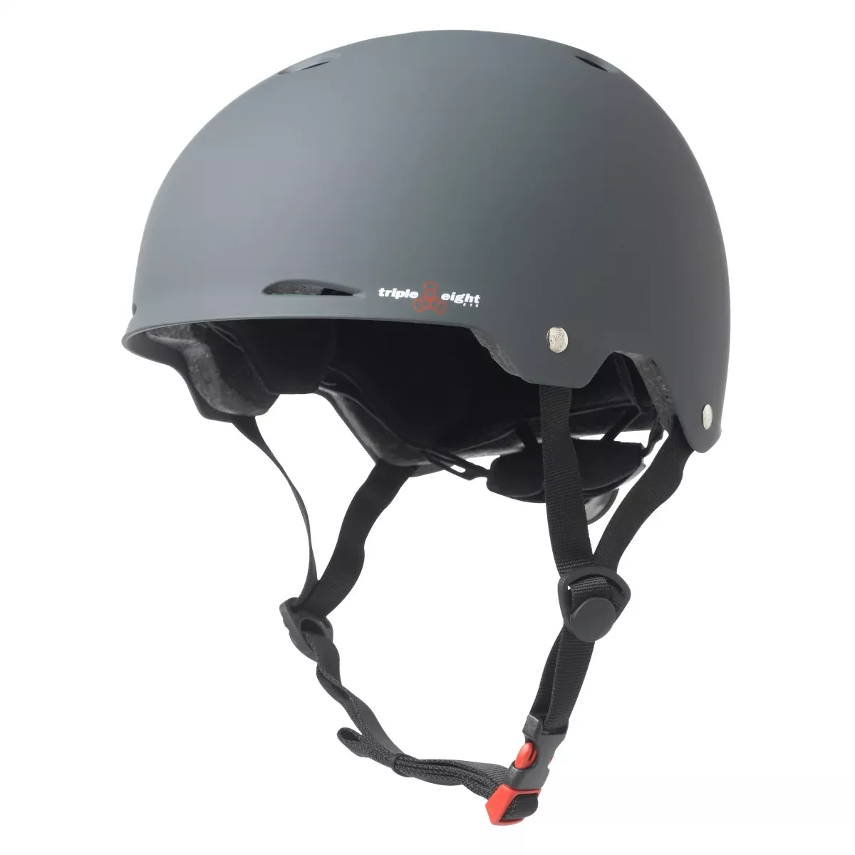 Triple Eight Gotham Dual Certified Urban BMX Bicycle Helmet, LG/XL, Gun Metal, Lg/XL 23.2 To 24" (59 To 61 Cm), Abs Hard Shell