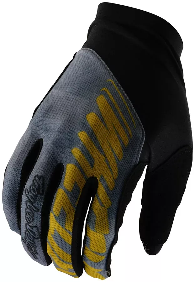 Troy Lee Designs Flowline Glove – Peace-Up Dark Cloud, Small