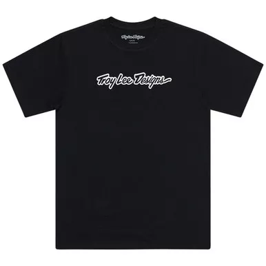 Troy Lee Designs Short Sleeve Tee Signature Black