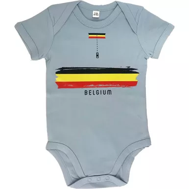 The Vandal Little Belgian Baby Bodysuit Light Blue