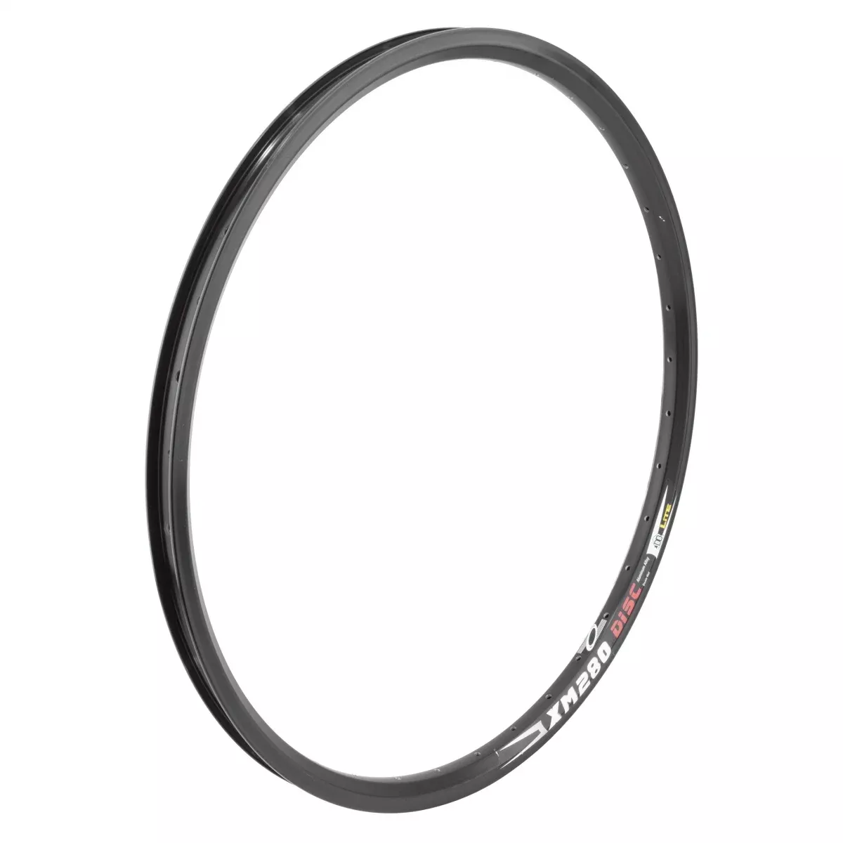 Weinmann XM280 24in Bicycle Rim, Double Wall, 36 Hole, Schrader, Black, 507x21, 507, 500g, Disc Brake Compatible