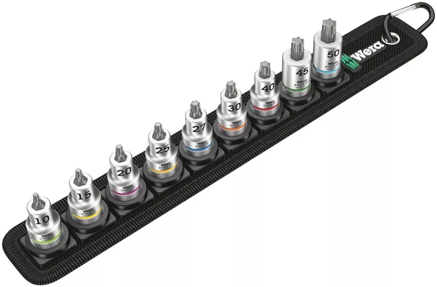 Wera Belt B 3 TORX HF Zyklop bit socket set with holding function - 3/8" drive, 9 pieces