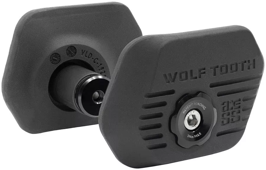 Wolf Tooth Locked-In Bar Ends Black Pair