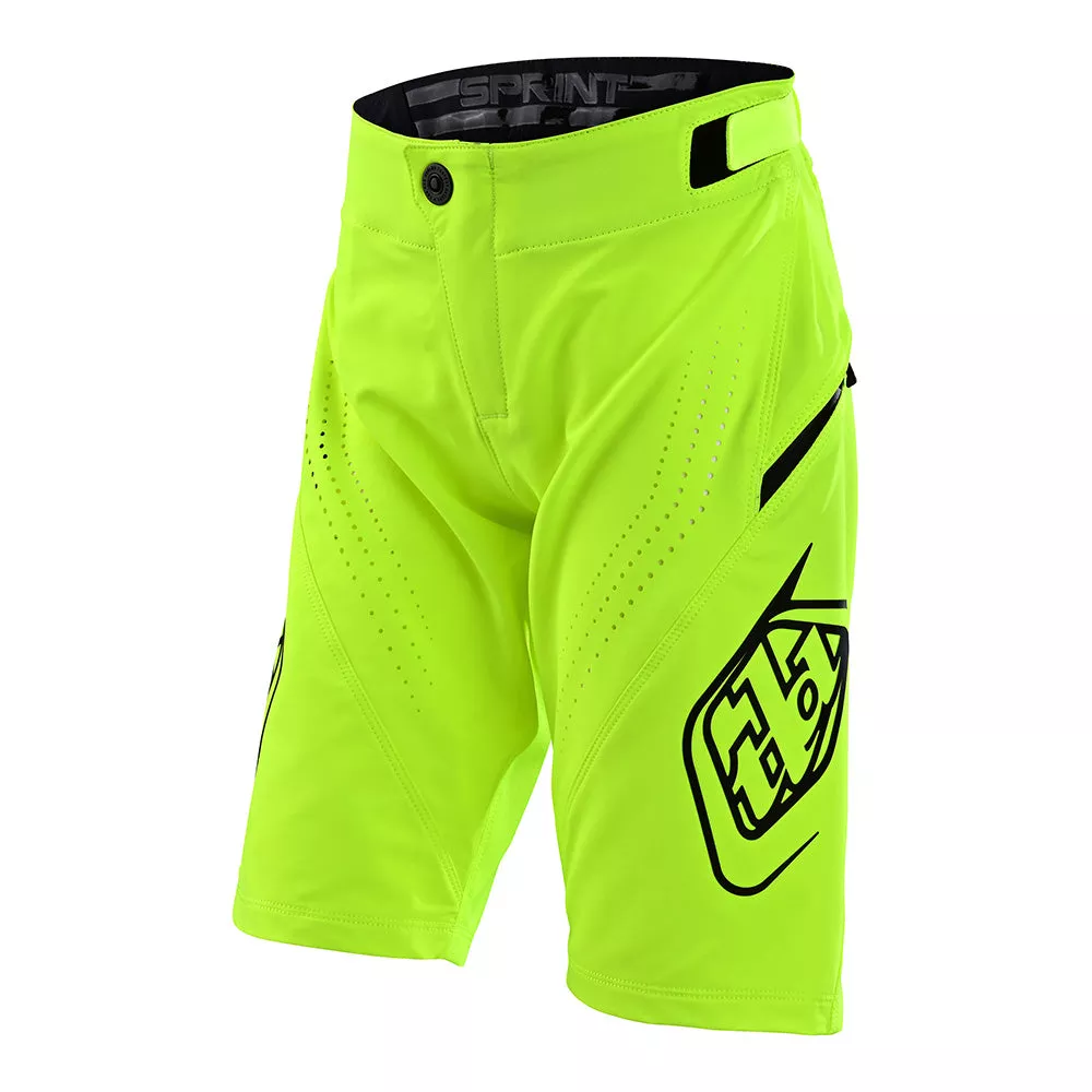 Youth Sprint Short Mono Flo Yellow